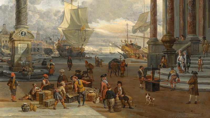 Handelsmynter ble ofte brukt i stormaktene på 1700- og 1800-tallet.