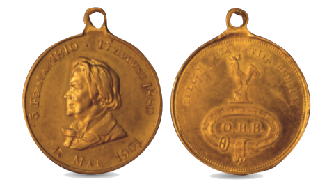 17. mai-medalje med Ole Bull