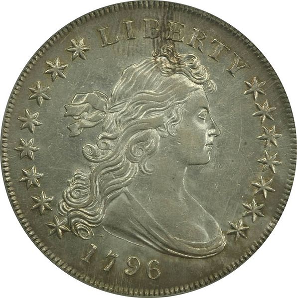 sølvdollar med utringning: Draped Bust