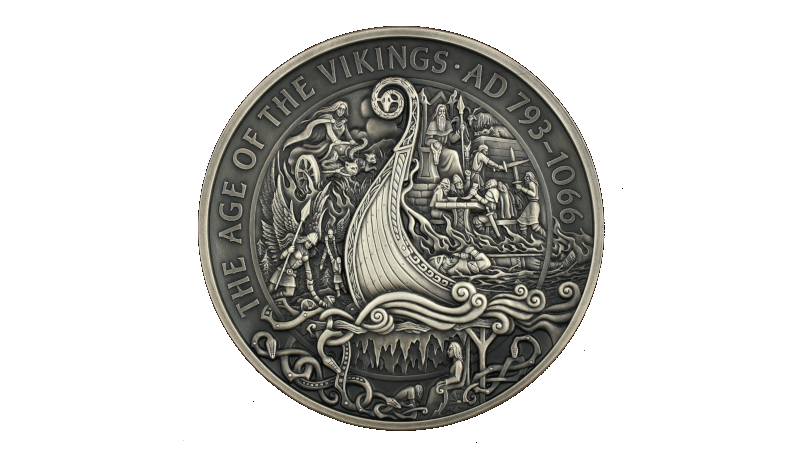 Vikingtiden og livet etter døden. Valkyrier, Frøya, Odin, einherjere, et brennende vikingskip og Hel