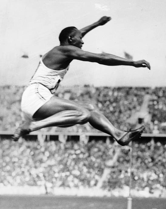 Samlerhuwet olympiske leker i Berlin Jesse Owens Bundesarchiv