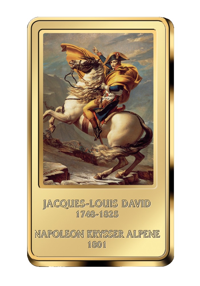 Samlerhuset kunsthistorie kunstbarre Jacques Louis David Napoleon krysser Alpene