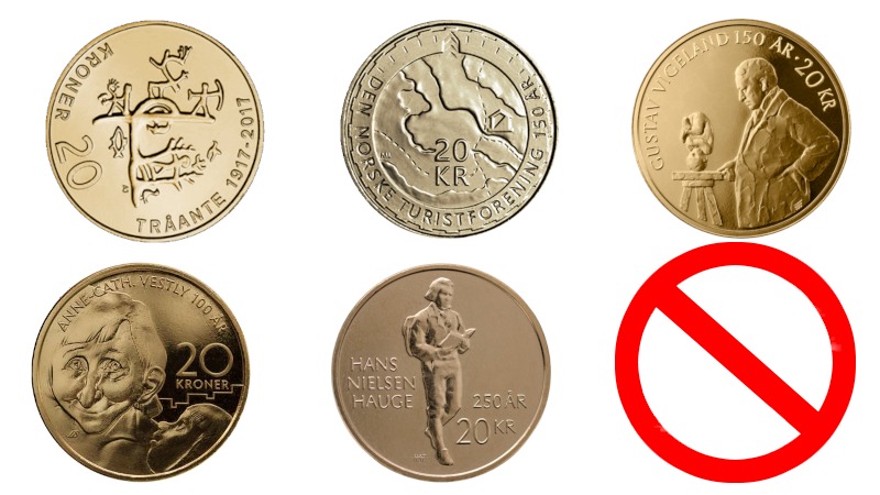 Samlerhuset ingen nye mynter i 2022 Fot: Samlerhuset