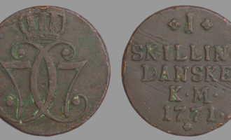 Christian VII. 1 Skilling 1771