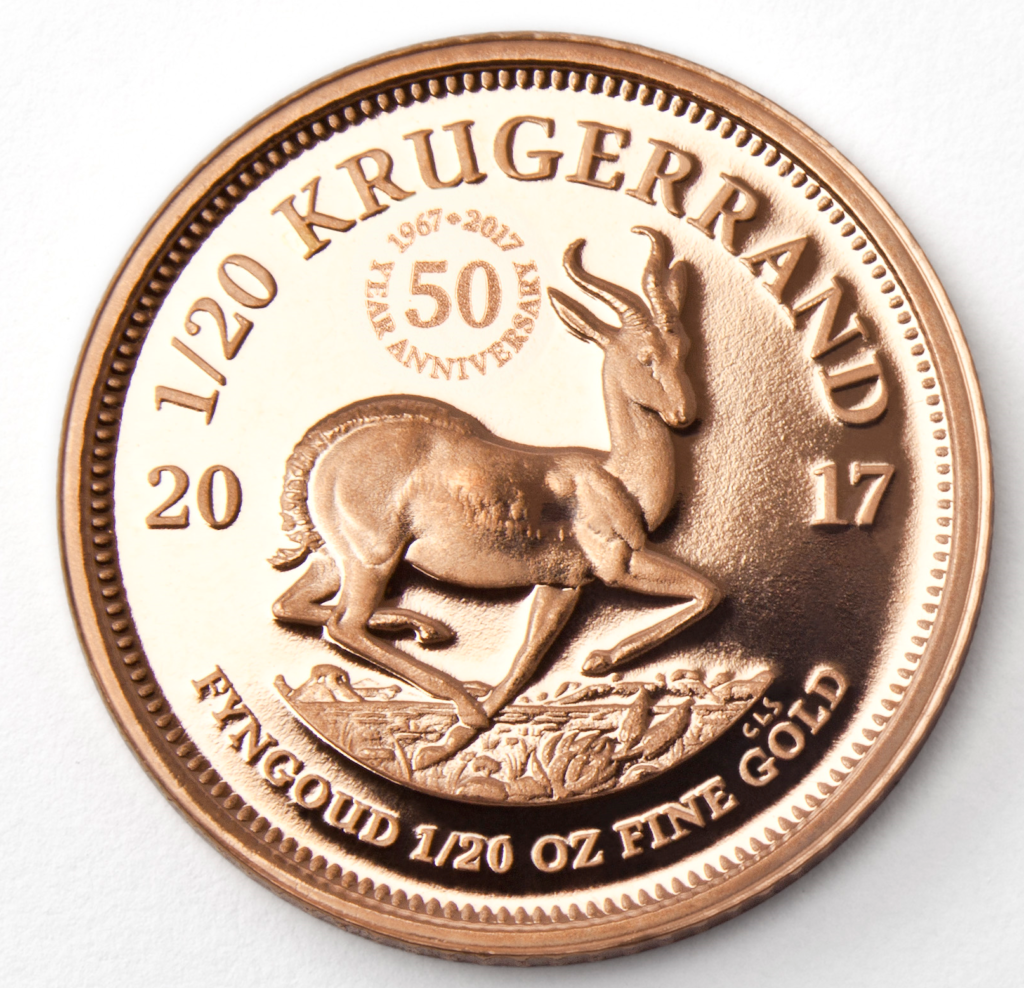 Krugerrand, blant verdens mest kjente og populære gullmynter