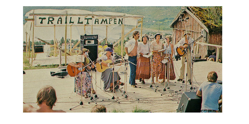 syttiårene kassegitar Tråilltampen visesanger festivaler Norge