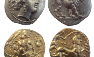 Keltiske mynter som kopierer greske - med vekslende hell