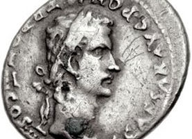 Sjeldne mynter fra Romerriket inkluderer i høyeste grad denne denariusen fra Caligula.