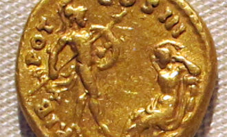 Greske guder: Ares og Afrodite på gullmynt