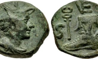 Greske guder: Hermes er sjelden avbildet, her på en bronsemynt