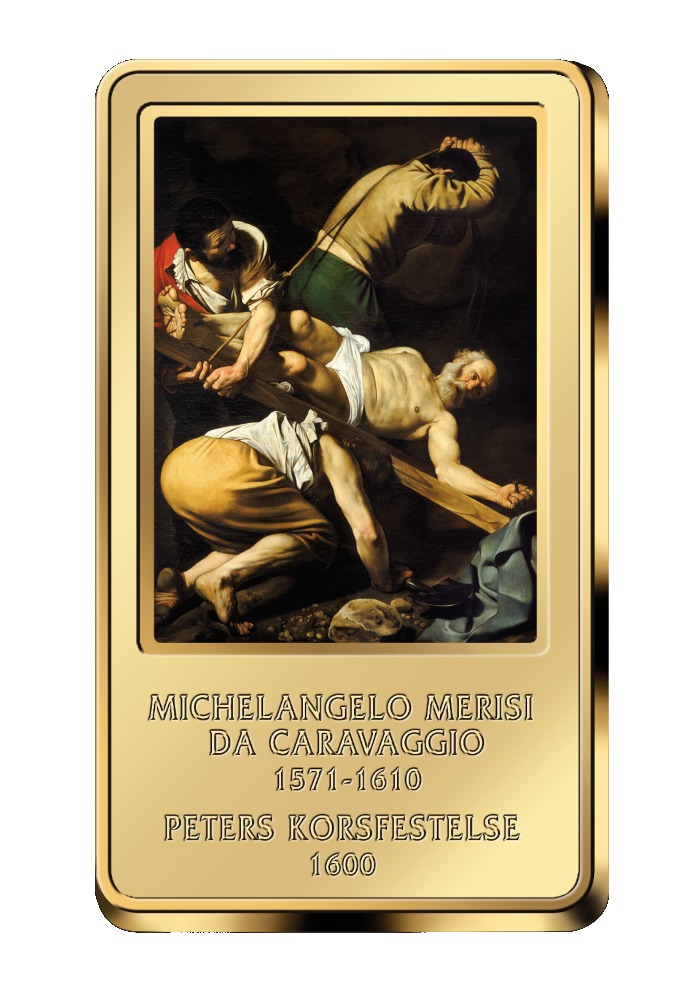 Samlerhuset kunstbarre kunsthistorie Caravaggio Peters korsfestelse